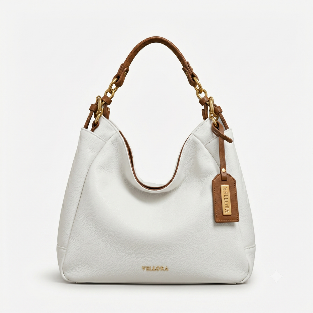 Vellora Bianca Leather Shoulder Bag