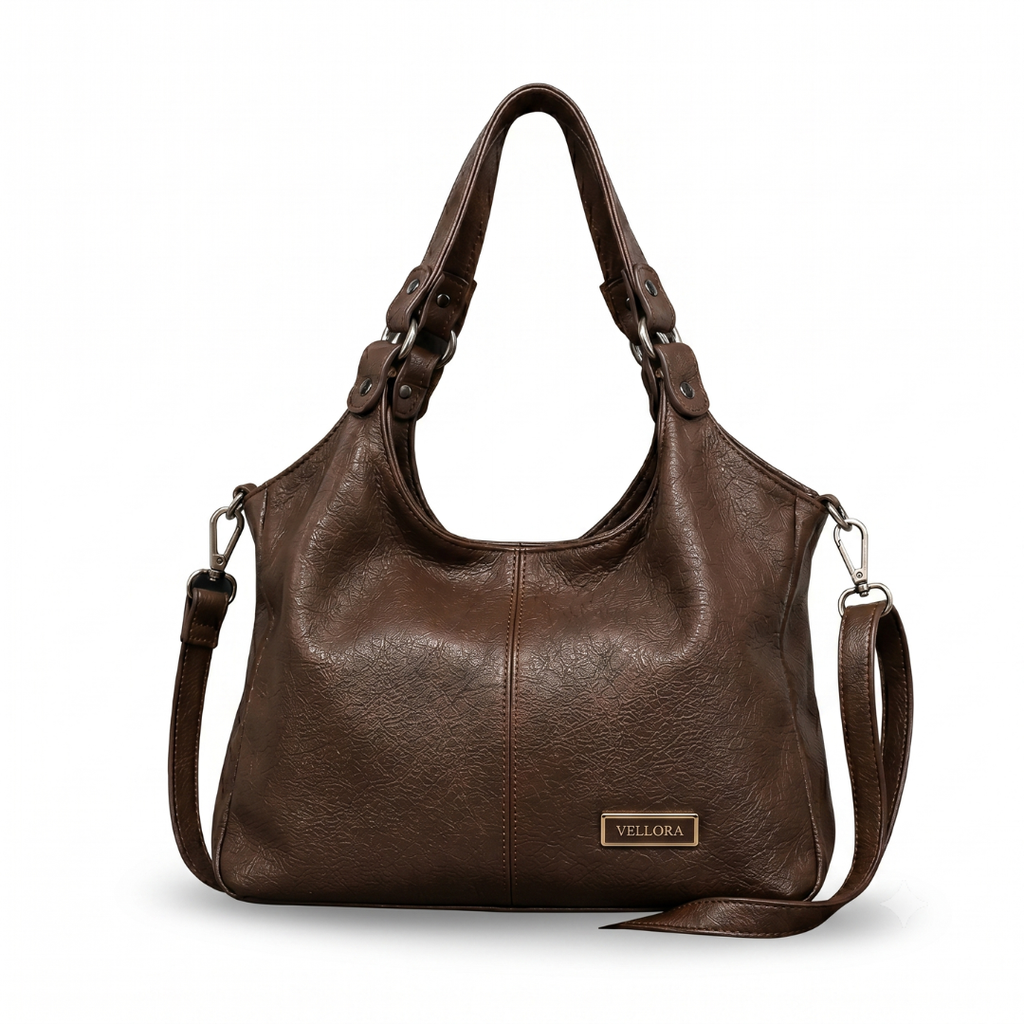 Vellora Isabella Leather Shoulder Bag